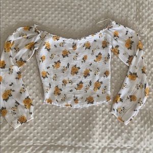 Hollister off the shoulder top